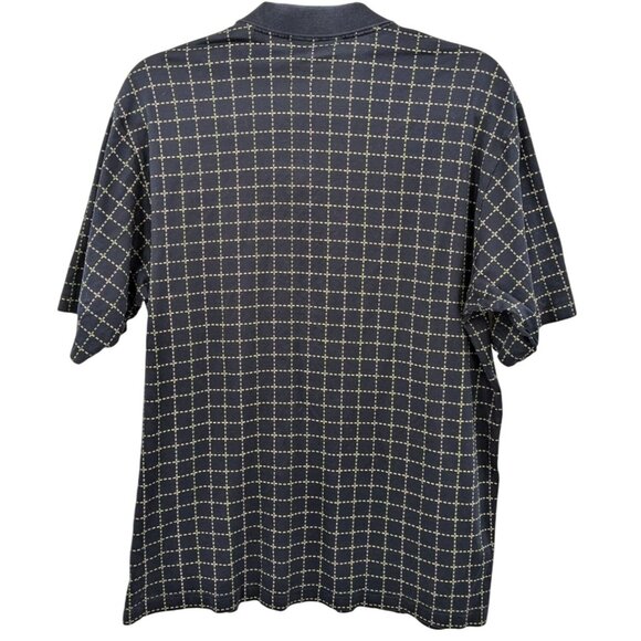 Bobby Jones Polo Shirt Men Size S Check Plaid Italy Golf Preppy Retro Heritage - Picture 2 of 10
